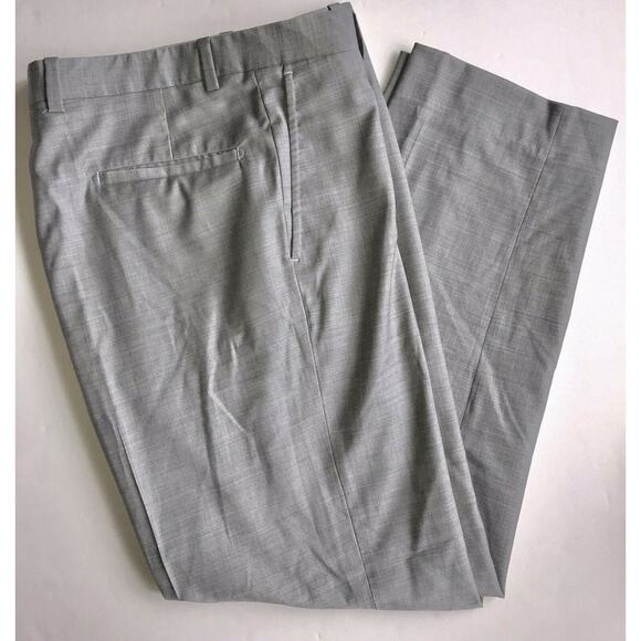 Antas Foundation Collection 35x30 Gray Flat Front Wool Blend Golf Pants - Picture 2 of 3